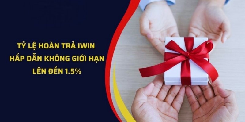 Khuyến mãi IWIN hoàn tiền cá cược cực đã lên đến 1.5%